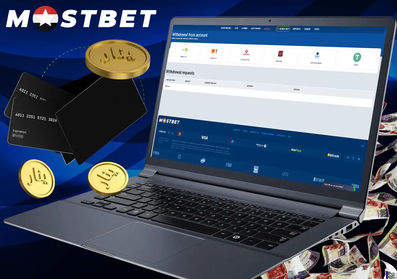 طرق السحب في Mostbet: كيف تسحب أرباحك بسهولة؟